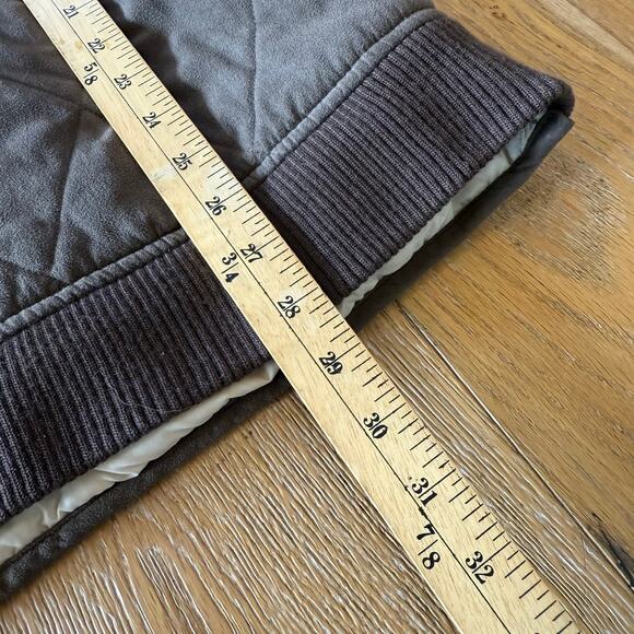 Vintage Ecko Unltd Bomber Jacket Men’s 2XL Brown Rhino Logo Streetwear - Picture 9 of 9